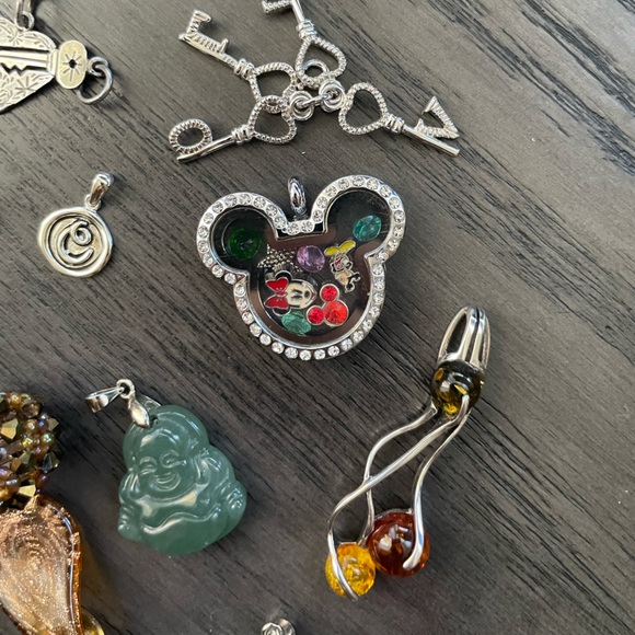 Amber Wave Sterling Silver Pendant - Picture 14 of 14